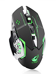 cheap -X8 Wireless Gaming Mouse Rechargeable Computer Mouse Mice with 7 Colorful LED Lights 2.4G USB Receiver Silent Click 3 Level DPI for PC Gamer Laptop Desktop Chromebook Mac