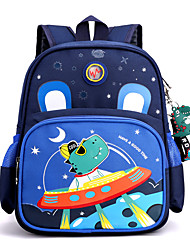 cheap -Solid Animal School Backpack Bookbag for Kids Lightweight With Water Bottle Pocket With Chest Strap Polyester School Bag Satchel 12 inch