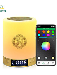 cheap -Bluetooth Speaker Quran Night Light with Remote &amp; APP Control Speaker Quran Lamp FM MP3 Night Light Rechargeable Bedside Outdoor Desk