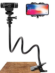 cheap -Phone Mount Stand Holder For 1/4 Network Camera Stand Desktop Clamp Desk Phone Bracket With Flexible Gooseneck For Mobile Phone