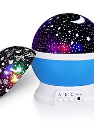 cheap -Projector Light Night Light LED Night Light 360°Adjustable Dimmable colors Party Gift Bedroom Blue