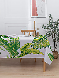 cheap -Leaf Tablecloth,Rectangle Farmhouse Table Cloth Water Resistant Dust Proof Decorative Table Cover for Kitchen Holiday Home Party Decor