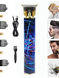 cheap -Hair Clippers for Men Cordless Rechargeable Hair Trimmer Metal Body Cutting Grooming Kit Beard Shaver Barbershop Professional Hair Clipper Set