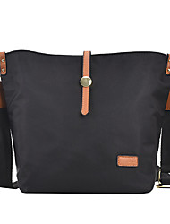 cheap -Women&#039;s Crossbody Bag Shoulder Bag Oxford Cloth Zipper Solid Color Vintage Daily Office &amp; Career Black Khaki Red Beige