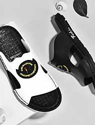 cheap -Men&#039;s Sandals Slippers &amp; Flip-Flops Casual Classic Home Daily Rubber White Black Spring Summer