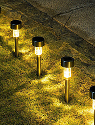 cheap -12pcs Solar Garden Lawn Lights Outdoor LED Solar Light Waterproof Patio Pathway Lighting Courtyard Landscape Decoration Lamp