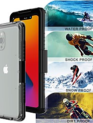 cheap -Full Body Phone Case IPX8 Waterproof for iPhone 13 Pro Max 12 11 SE 2022 X XR XS Max 8 7 Swimming Surfing, Fishing Hiking Camping Silicone PC