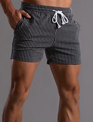 cheap -Men&#039;s 3&quot; Sweat Gym Running Workout Athletic Shorts Summer Drawstring Elastic Waist Jersey Shorts With Pockets Training Lounge Yoga ShortsBreathable Quick Dry  Bottoms