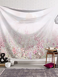 cheap -Floral Wall Tapestry Art Decor Blanket Curtain Hanging Home Bedroom Living Room Decoration Polyester