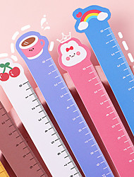cheap -50 pcs Plastic Bookmark Animal Pagination Mark Plastic Cartoon Cute Funny Bookmark for Student 15.2*3 inch