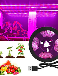 cheap -5m LED Grow Light Full Spectrum DC 5V USB Plant Light Grow LED Strip Phyto Lamp for Vegetable Flower Seedling Grow Tent Box IP65