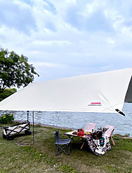 cheap -Tent Accessories Tent Tarps Outdoor Windproof Rain Waterproof Lightweight Camping Tent &gt;3000 mm for Fishing Climbing Beach Oxford Cloth 300*400 cm