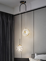 cheap -150 cm Pendant Light LED Metal Glass Bedside Lamp Chandelier Modern Light Luxury