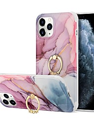 cheap -Phone Case For Apple Classic Series iPhone 13 Pro Max 12 11 SE 2022 X XR XS Max 8 7 Bumper Frame Shockproof with Stand Marble TPU PC