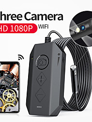 cheap -Industrial Endoscope Camera Digital Borescope with 2MP 0 inch Inspection Camera 10.0m(30Ft) 5.0m(16Ft) 1.0m(3Ft) 2 mp Waterproof Zoomable Recording Image and Video Function Portable LED Light