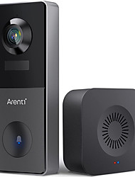 cheap -Arenti 2K Video Doorbell Camera VBELL1 Wireless Outdoor Security Camera Rechargeable Battery