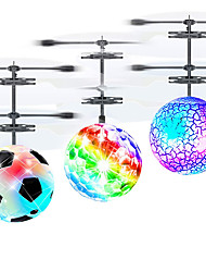 cheap -3 pcs Flying Ball Toys, RC Toy for Boys Girls Gifts Rechargeable Light Up Ball Drone Infrared Induction Helicopter with Remote Controller for Indoor and Outdoor Games