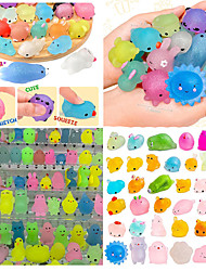 cheap -50 pcs 80 pcs108pcs Squishy Animal Toy Squeeze Mochi Rising Antistress Abreact Ball Soft Sticky Cute Funny Gift luminous