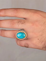 cheap -1pc Ring For Men&#039;s Blue Street Gift Alloy Vintage Style Vertical / Gold bar Joy
