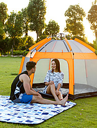 cheap -xianuoduoji automatic tent multi-person automatic speed-opening tent rain-proof ventilation hand throwing tent park throwing tent