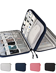 cheap -Travel Electronics Accessories Organizer Bag Portable Digital Storage Bag for CablePower BankCharger CordsMouseAdapterEarphones and More Out-Going BusinessTravel Gadget Bag