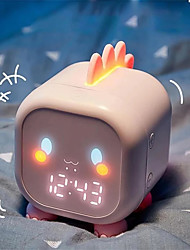 cheap -Electronic Alarm Clock Creative Fun Dragon Children Bed LED Mini Alarm Clock The Students Intelligence Desktop Clock Home Decor 1pcs