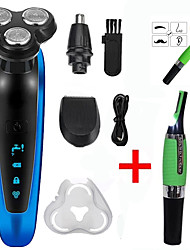 cheap -Electric Razor Electric Shaver Rechargeable Shaving Machine for Men Beard Razor Wet-Dry Dual Use Water Proof Fast Charging Accessorize with Nose Hair Trimmers