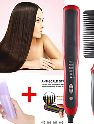 cheap -Multifunctional Hair Straightener Comb Anti-Scald Hair Straightening Brush Comb Fast Heating Hair Straightener Accessorize with Hair Dye Bottles