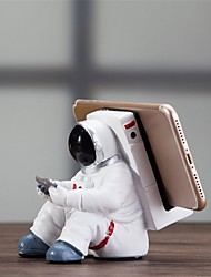 cheap -Resin Astronauts Ornaments Universal Cell Phone Stand Holder Bracket Gift Toys Home Office Desk Decoration