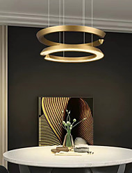 cheap -45 cm Circle Pendant Light LED Adjustable Artistic Modern Living Room Restaurant 220-240V