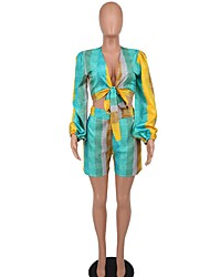 cheap -8618 european and american fashion women&#039;s spring new suits wholesale long-sleeved printing two-piece casual design sense of wear