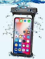 cheap -Waterproof Pouch Phone Case For iPhone 13 Pro mini 12 11 XR Max Samsung Galaxy S22 S21 S20 FE Shockproof Dustproof with Adjustable  Neck Strap Transparent Up to 6.5 inch TPU IPX8 Waterproof