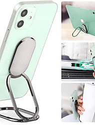 cheap -Magic Foldable Phone Holder Ring Buckle Desktop Cell Bracket Retractable Stands Magnetic Metal Car Phones Holder Mobile Support