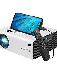 cheap -ArchTech Y6 1080P Projector LED Portable Projector 3300 Lumens WIFI Sync Display LCD Home Theater Movie Beamer Proyector for Home Office