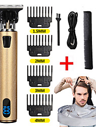 cheap -Professional Hair Clipper Hair Clippers Men Men Grooming Kit USB Charg Hair Clippers Hair Cutting Tools for Men with 4 Limiting Comb Original Gift for Men or Father Vintage Hair Clippers