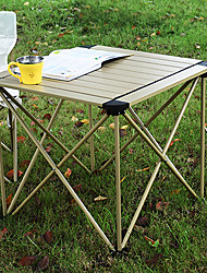 cheap -outdoor folding table portable field camping barbecue picnic table aluminum alloy folding table and chair set egg roll table
