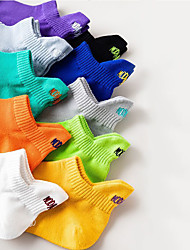 cheap -Comfort Men&#039;s Socks Multi Color Socks Casual Socks Thin Sport Multi color 10 Pairs