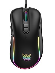 cheap -ONIKUMA CW907 Wired Gaming Mouse RGB Lights PC Gaming Mice Plug Play 6 Adjustable DPI Levels 7200 DPI Computer USB Mouse for Windows/PC/Mac/Laptop Gamer