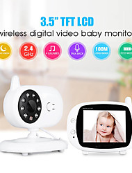 cheap -1080P 3.5 Inch Color Video Baby Monitor Battery Wireless Security Nanny Wifi Camera Talk Back Night Vision Temperature Detection