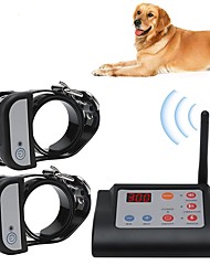 cheap -2 In 1 Wireless Electric Pet Dog Fence &amp;amp; Training Collar Dog Training Collars Waterproof Rechargeable Pet Containment System For Two Dogs