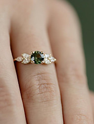 cheap -1pc Ring Promise Ring For Women&#039;s Blue Anniversary Gift Promise Alloy Handmade Vertical / Gold bar Joy
