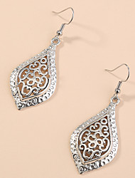 cheap -1 Pair Hoop Earrings For Women&#039;s Party Evening Gift Date Alloy Vintage Style Leaf