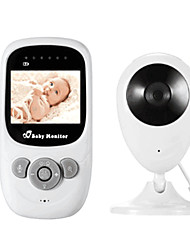 cheap -2.4inch  LCD Wireless Digital Baby Monitor Night Vision Audio Video 2 Way Audio Talk, with Camera Temperature Monitoring