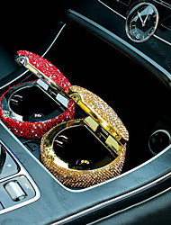 cheap -Car Accessories Diamond-encrusted Fashion Car Ashtray Led Light Multi-function Car Men and Women Creative Car Ashtray