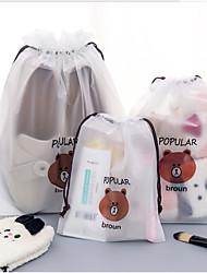 cheap -Cartoon Bear Waterproof Travel Storage Bag Bundle Pocket Suitcase Clothes Storage Bag Organizer Bag Drawstring Bag
