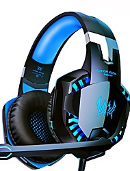 cheap -KOTION EACH G2000 Gaming Headset for PS5 PS4 PC Xbox One Surround Sound Over Ear Headphones with Mic LED Light for Mac Laptop Switch Playstation Xbox Series X/S