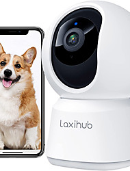 cheap -Laxihub 360 Indoor Security Camera P2 1080P WiFi Home Camera for Baby/Pet/Nanny Pan/Tilt