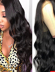 cheap -Body Wave Lace Front Wig 4x4 Body Wave Lace Closure Wigs For Women 150%/180% Density Pre Plucked Human Hair Wigs 13x4 Lace Frontal Wigs