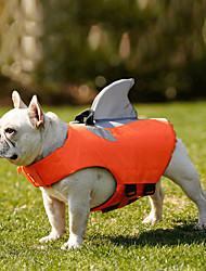 cheap -Dog Life Jacket Shark, Ripstop Dog Lifesaver Vests with Rescue Handle for Small Medium and Large Dogs, Pet Safety Swimsuit Preserver for Swimming Pool Beach Boating
