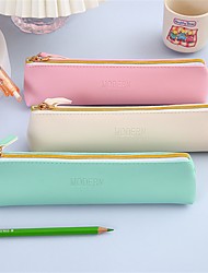 cheap -Pencil Cases Waterproof Slim Wear-Resistant PU Leather for School Office Business